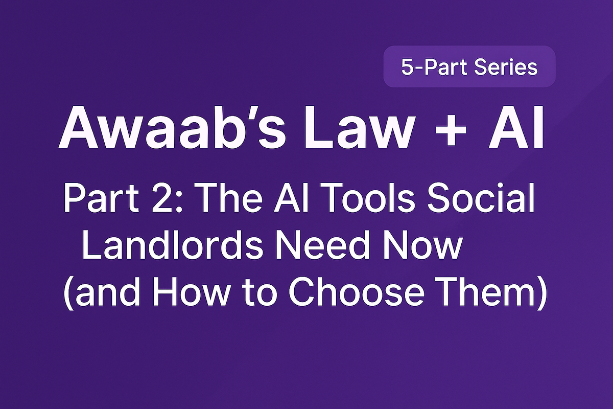 Housing25 Special Series: Awaab’s Law + AI
